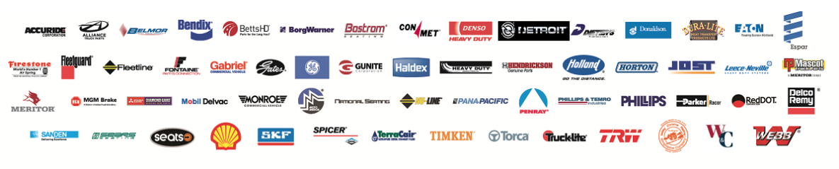 Major Parts Suppliers Listed